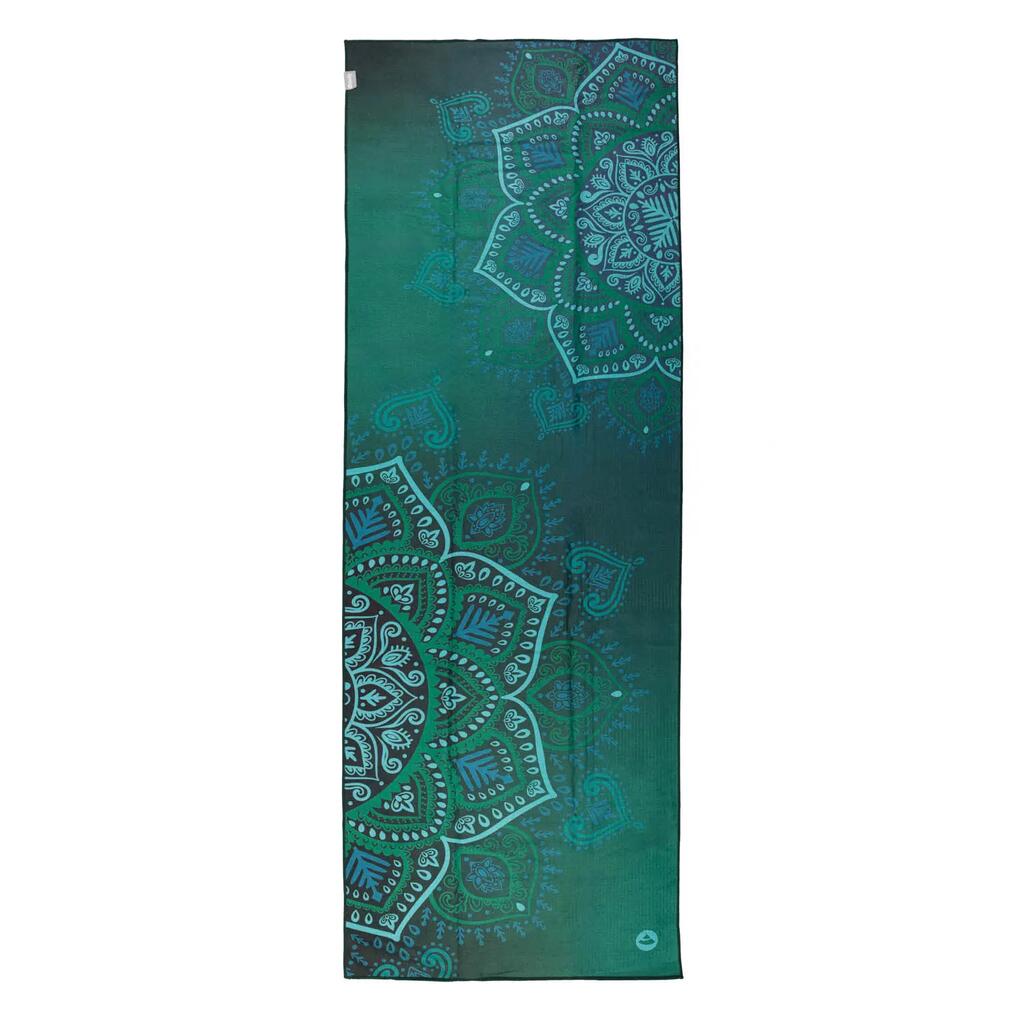 GRIP2 Йога кърпа Mandala Jungle Green 183 x 61 см