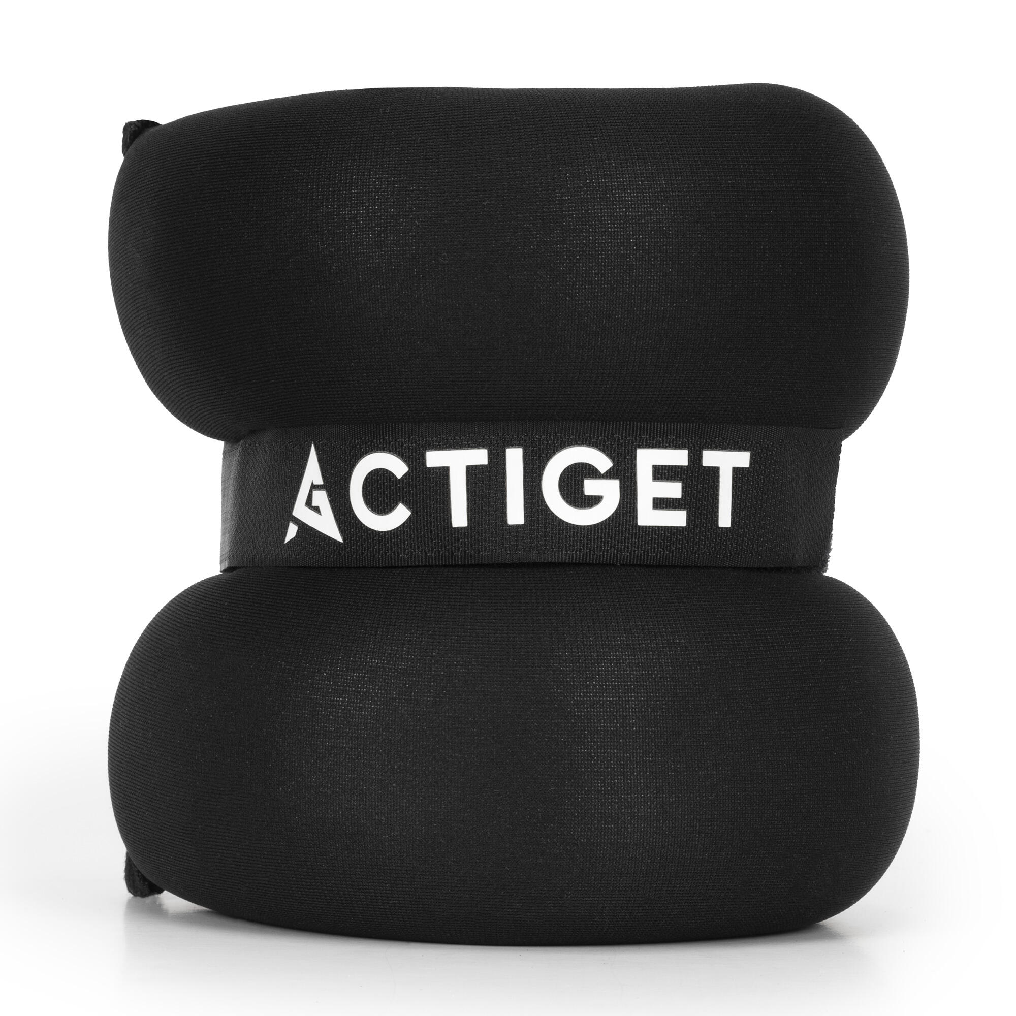 Obciążenia na ręce i nogi 2x3 kg do treningu domowego, fitness i cardio, czarne 2/6