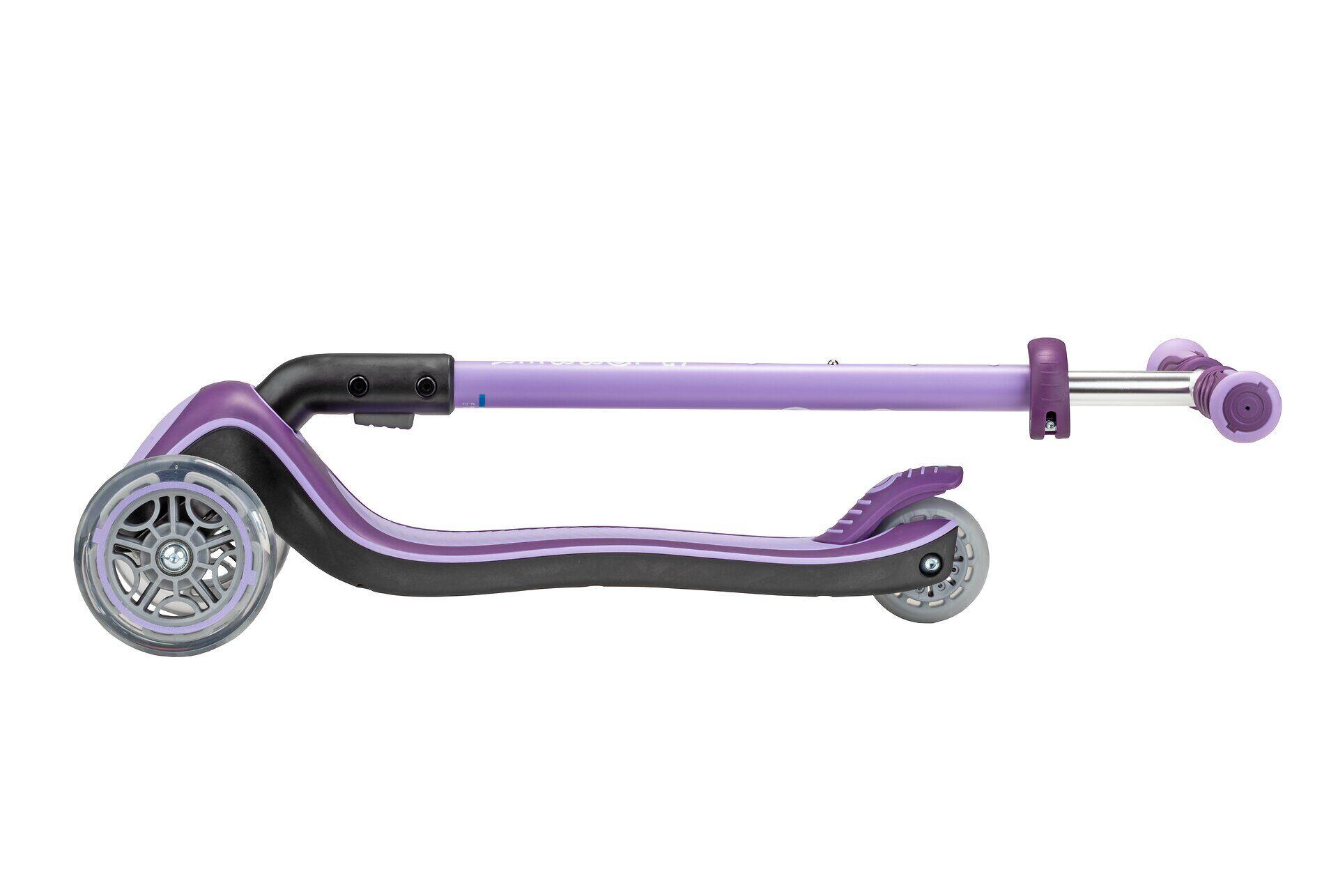 GLOBBER ELITE DELUXE LIGHTS lila, mit Leuchtrollen 6/7