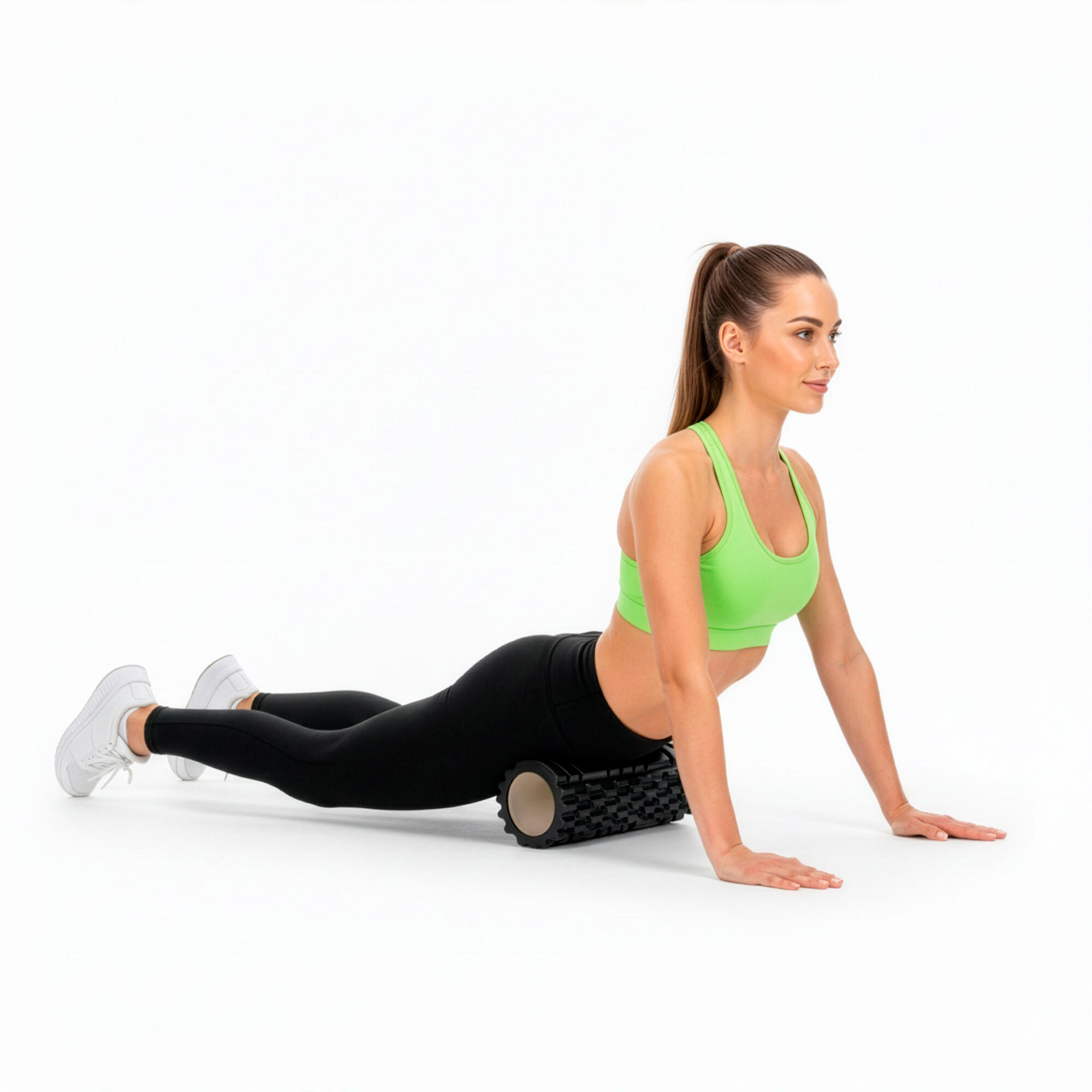 Roller fitness Actiget do masażu ciała wałek z wypustkami, średnio twardy 5/5