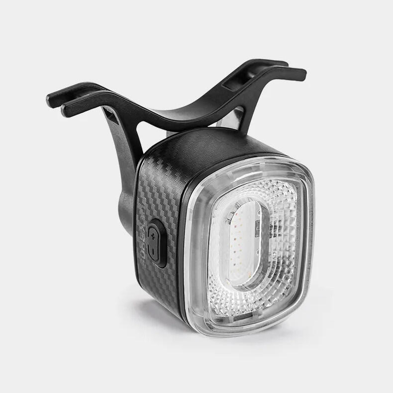 Lampka rowerowa tylna Rockbros Q4 LED USB IPX6 ze światłem STOP na sztycę 2/6