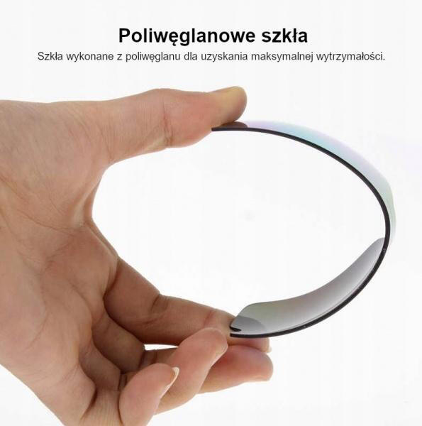 Okulary rowerowe / sportowe z polaryzacją, wymienne szkła ROCKBROS UV400 (10001) 3/7
