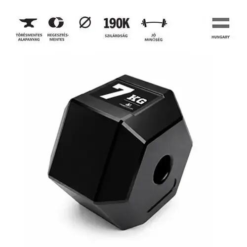 GazoFitness® Állítható Hatszögletű Kézi Súlyzó – 2×15,5 kg(Összesen: 31 kg 3/6
