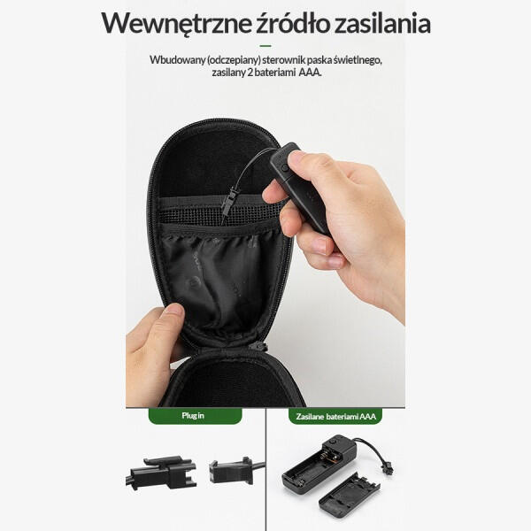 Sakwa, torba rowerowa pod siodło Rockbros B5-2 LED 3/7