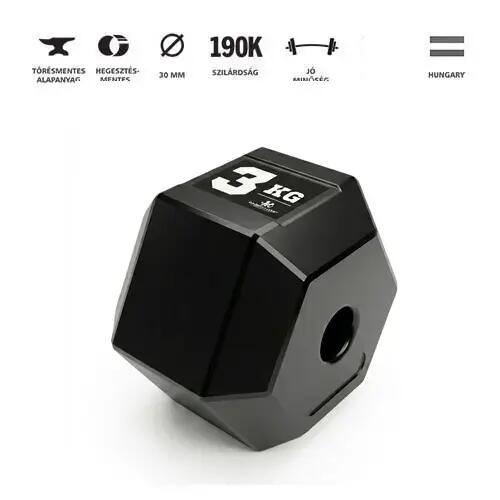 GazoFitness® Állítható Hatszögletű Kézi Súlyzó Csomag – 2×7,5 kg / 2×9,5 kg 2/7