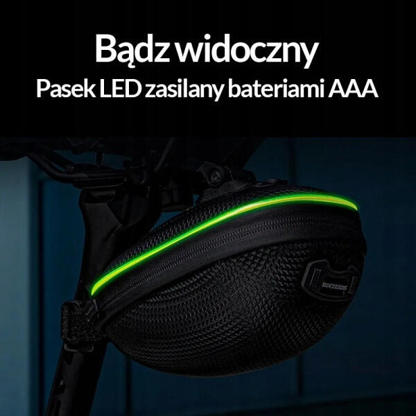 Sakwa, torba rowerowa pod siodło Rockbros B5-2 LED 5/7