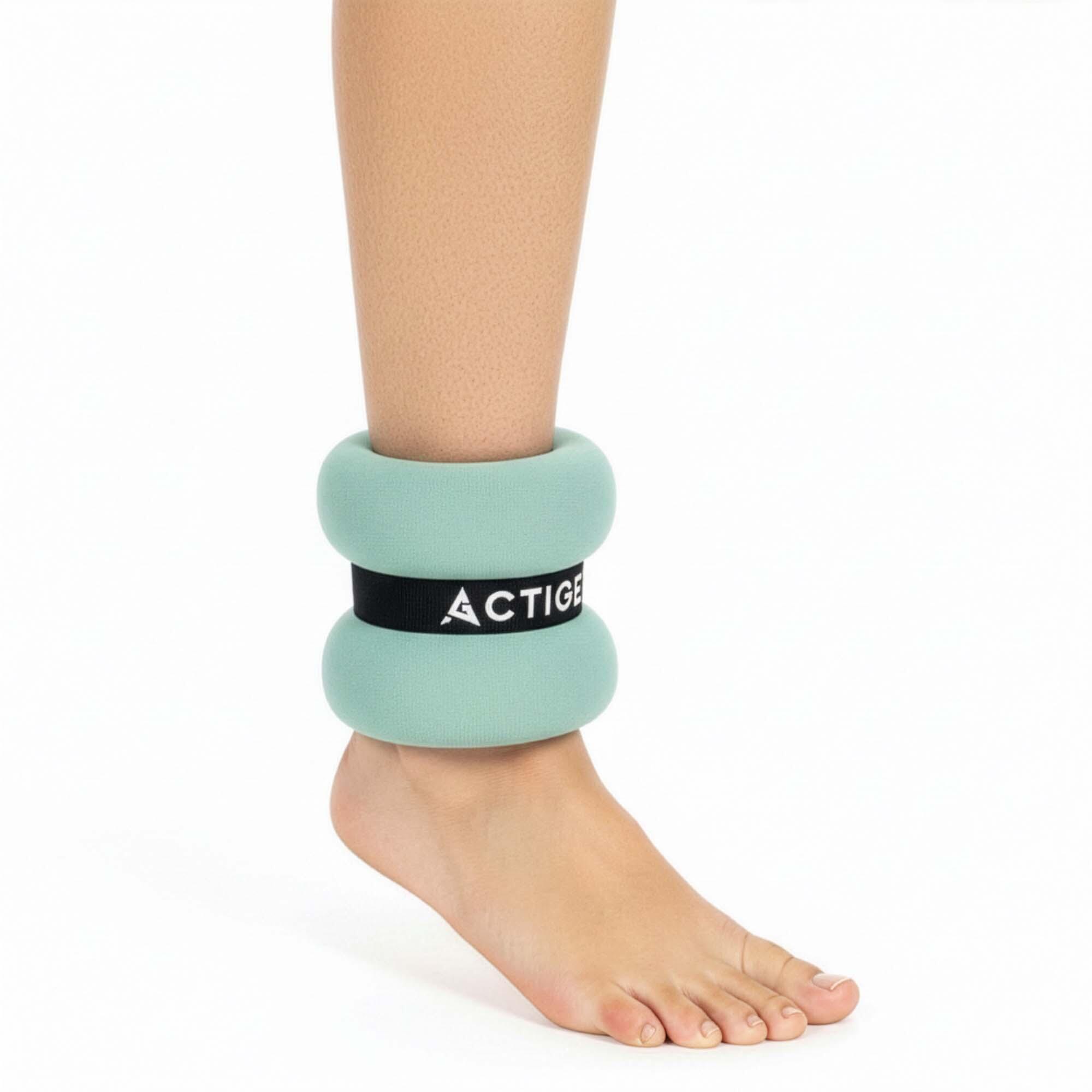Obciążenia na ręce i nogi 2x1,5 kg do treningu domowego, fitness i cardio, mięto 4/7