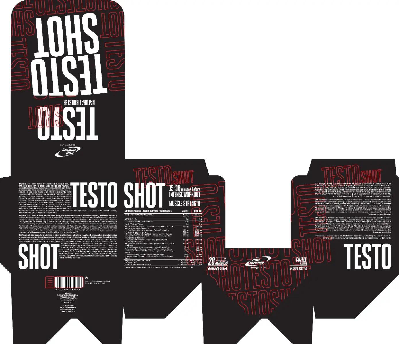 Extracte naturale, Testo Shot, 20 monodoze x 25 ml 4/4