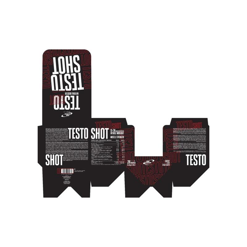 Extracte naturale, Testo Shot, 20 monodoze x 25 ml