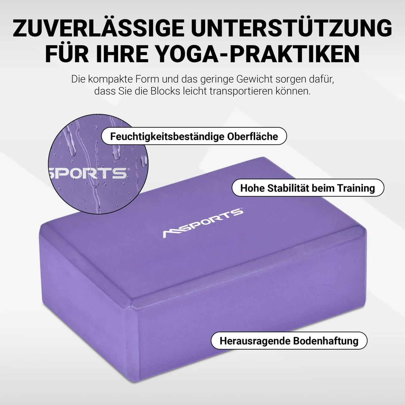 Yoga Block Premium 2er Set 5/7