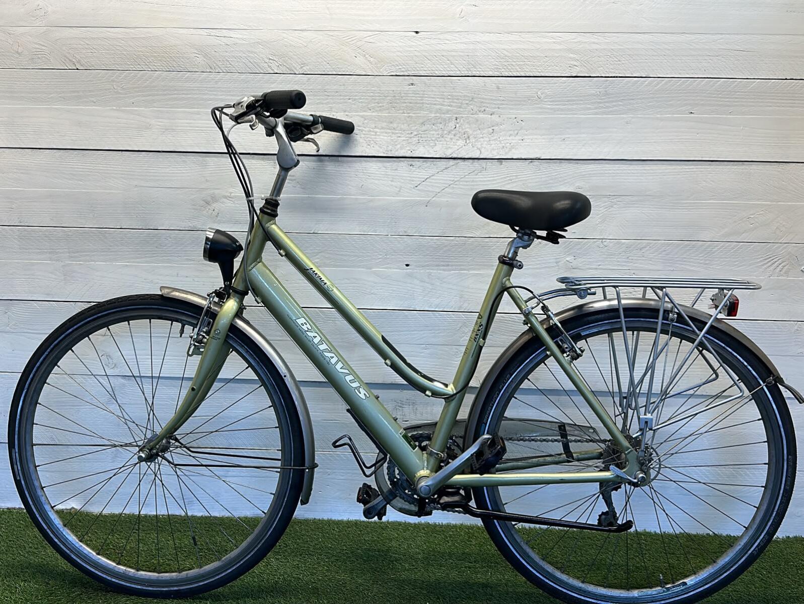 Batavus stadsfiets 28" 7-speed, metal/grijs - tweedehands, geserviced. 3/3