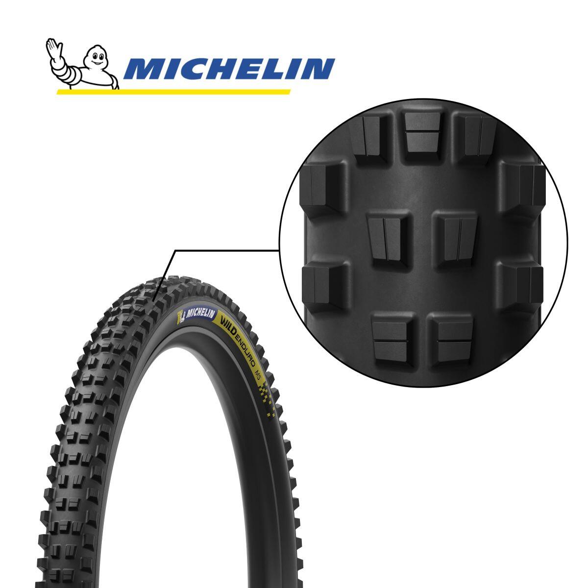 Lot de 2 Pneus VTT Enduro 27,5x2.40 Tubeless Ready Terrain Mixte 3/7