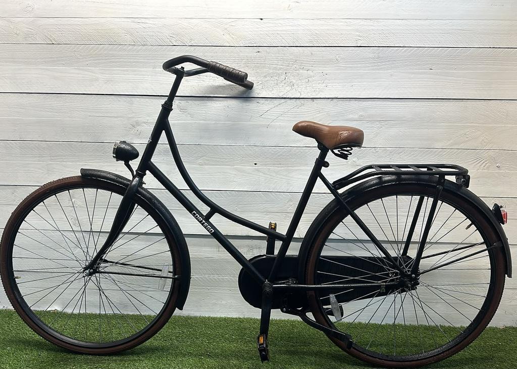 Tweedehands moederfiets stadsfiets, 53 cm, 28", zwart - serviced 2/3