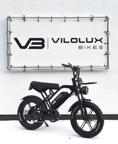 Fatbike X80 / Design V20 avec porte-bagages avant – Livré prêt à rouler