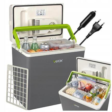 Vayox VA-T23 koelbox voor op reis 12/230V verwarmingsfunctie 22L