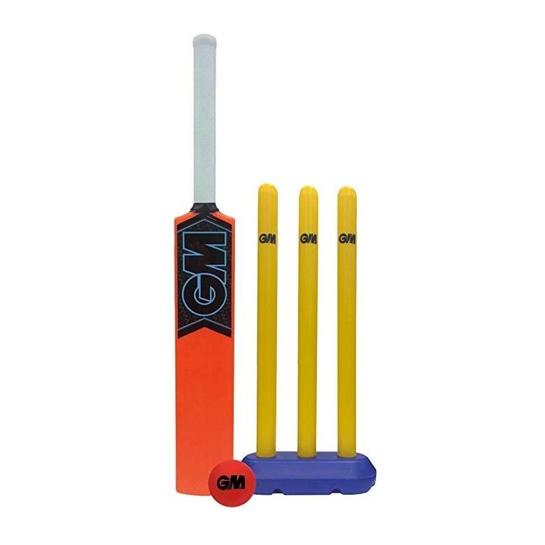 Kinder CricketSet "Striker" Damen und Herren Orange/Gelb/Violett 1/1
