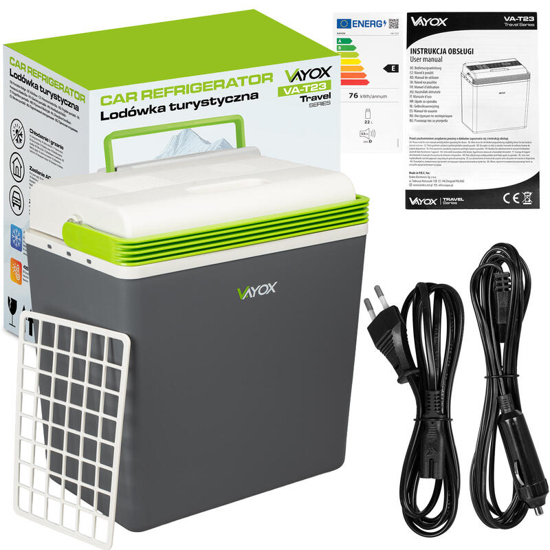 Frigider turistic Vayox VA-T23 12/230V funcție de încălzire 22L