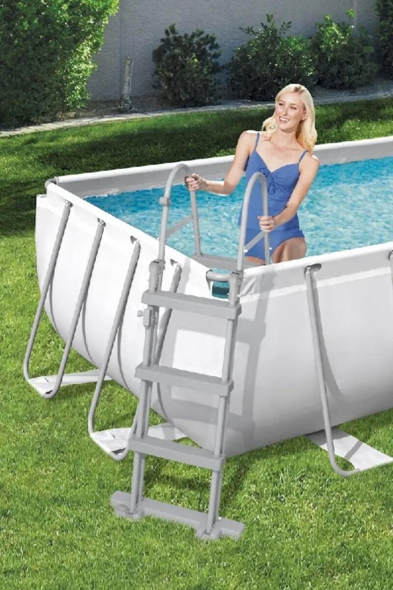 404 x 201 x 100 cm Bestway Power Steel COMFORT zwembad set - rechthoek 3/5