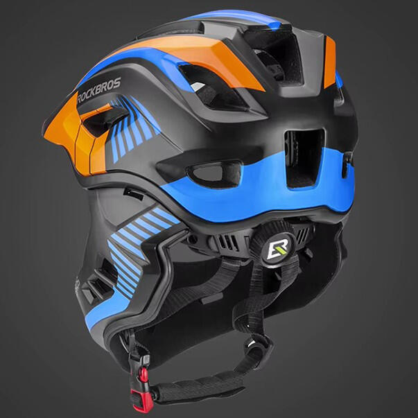 Kask dziecięcy z odpinaną osłoną podbródka FULL FACE off-road Rockbros 4/7