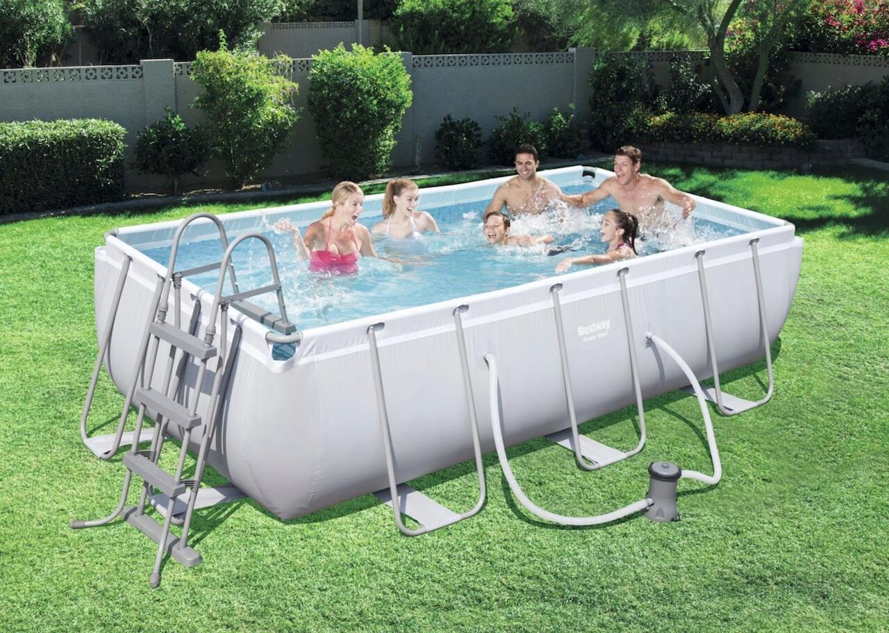 404 x 201 x 100 cm Bestway Power Steel COMFORT zwembad set - rechthoek 2/5
