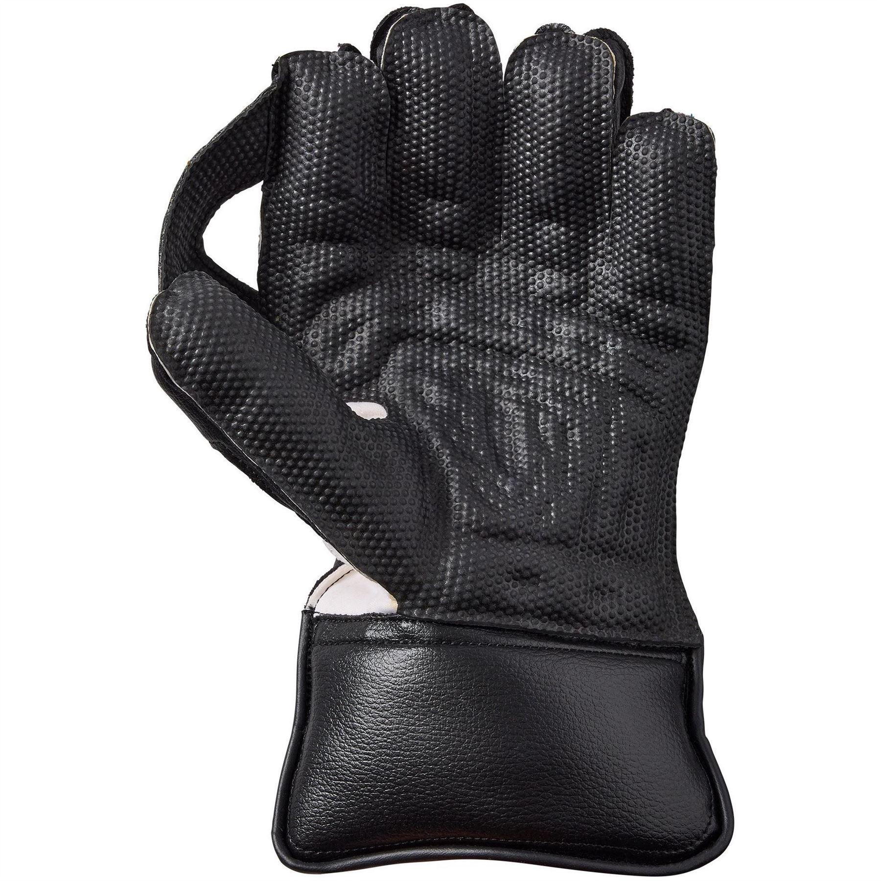 "Rival" Wicket Keeper Handschuhe für Kinder, Neopren, PU Damen und Herren Weiß 3/3