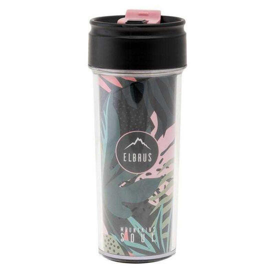 Mug Thermique Motif/style Feuilles DAKOS (Vert / Multicolore)
