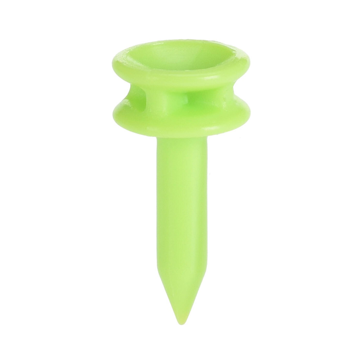 Step Plastic Golf Tees (Pack of 25) (Lime) 24mm 3/3