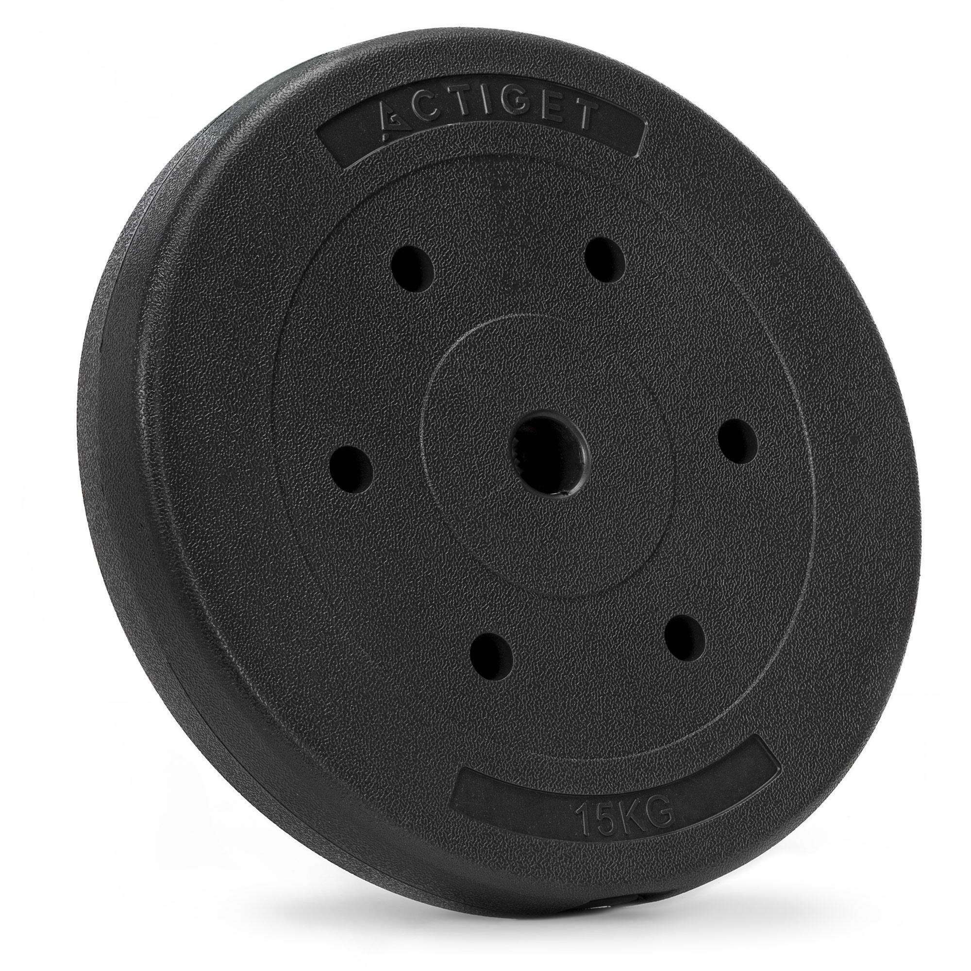 Obciążenie bitumiczne Actiget 15 kg talerz kompozytowy do sztangi 29 mm 4/6