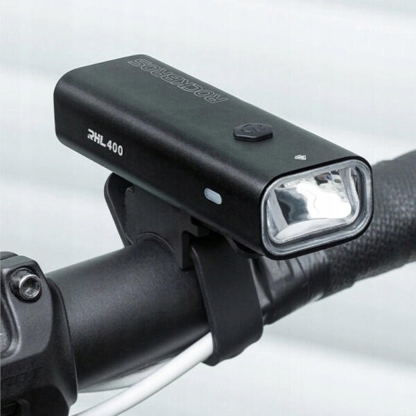 Lampka rowerowa przednia Rockbros RHL400 LED USB 400LM IPX6 3/7