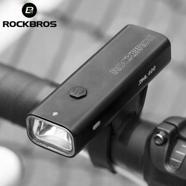Lampka rowerowa przednia Rockbros RHL400 LED USB 400LM IPX6 4/7