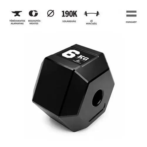 GazoFitness® Állítható Hatszögletű Kézi Súlyzó – 2×13,5 kg(Összesen: 27 kg) 4/7