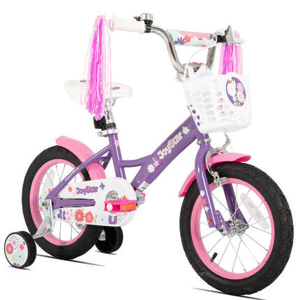 Fille vélo vélo enfant 14" roulettes, adapté aux petites filles de 3 à 5 ans