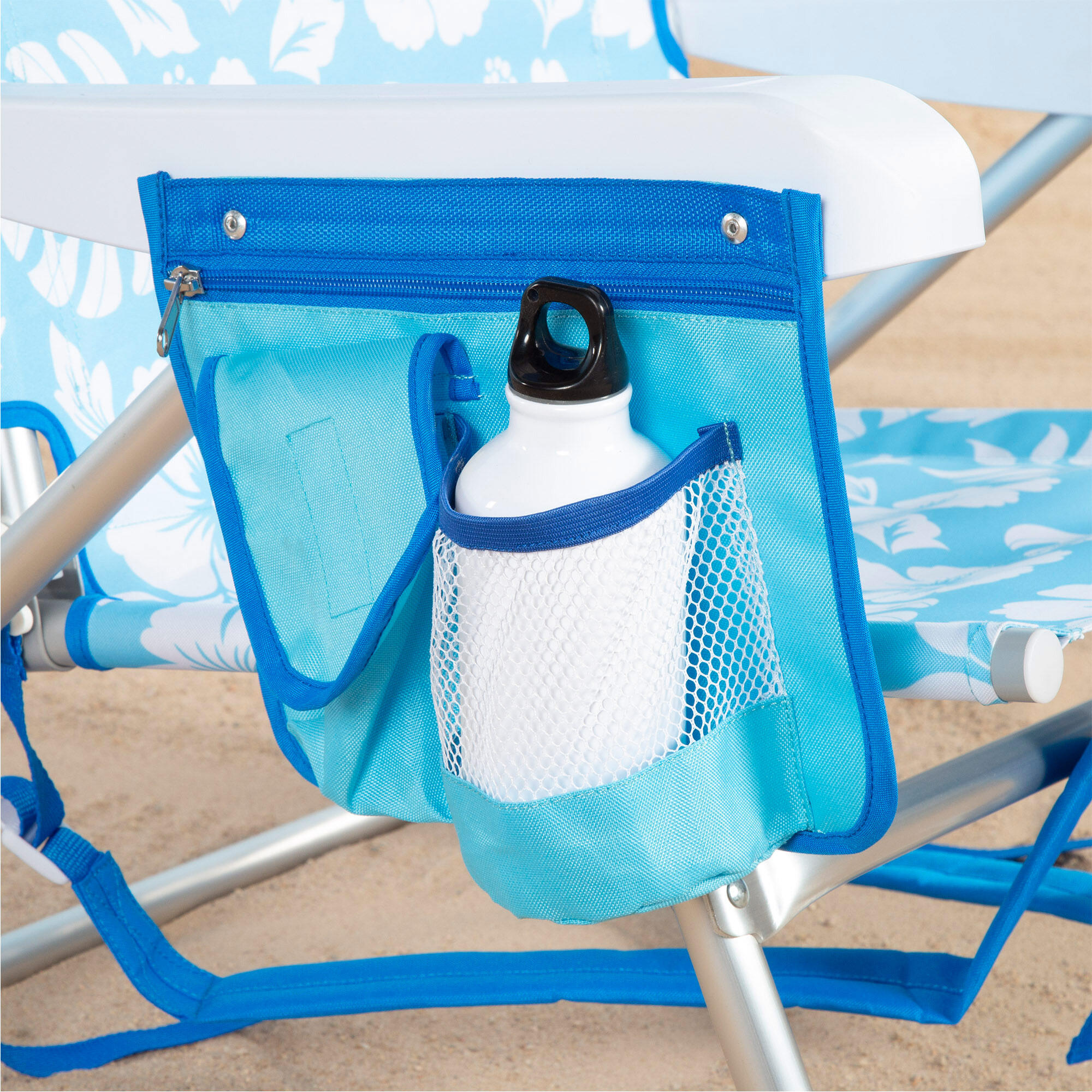 Lot de 2 chaises de plage multipositions moyennes (50x54x80 cm) 7/7