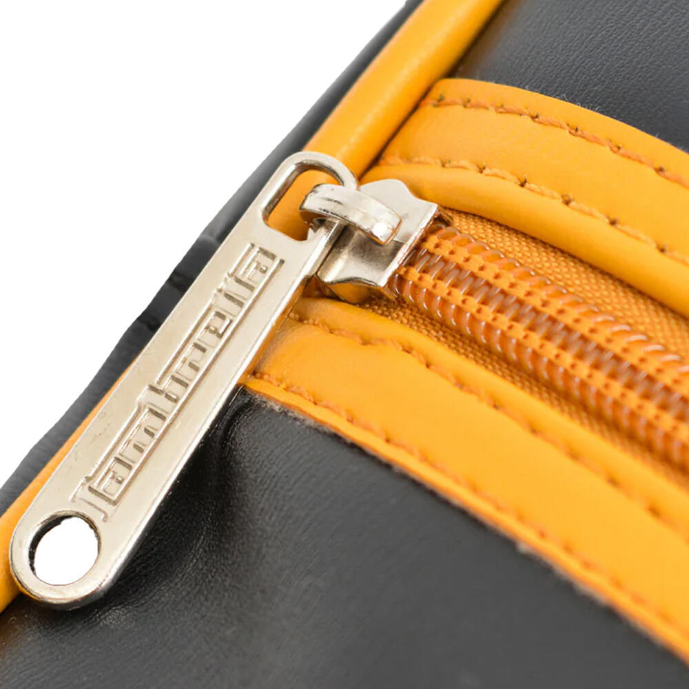 HerrenDamen Unisex Tasche, Retro Damen und Herren Schwarz/Senf Einheitsgröße 3/3