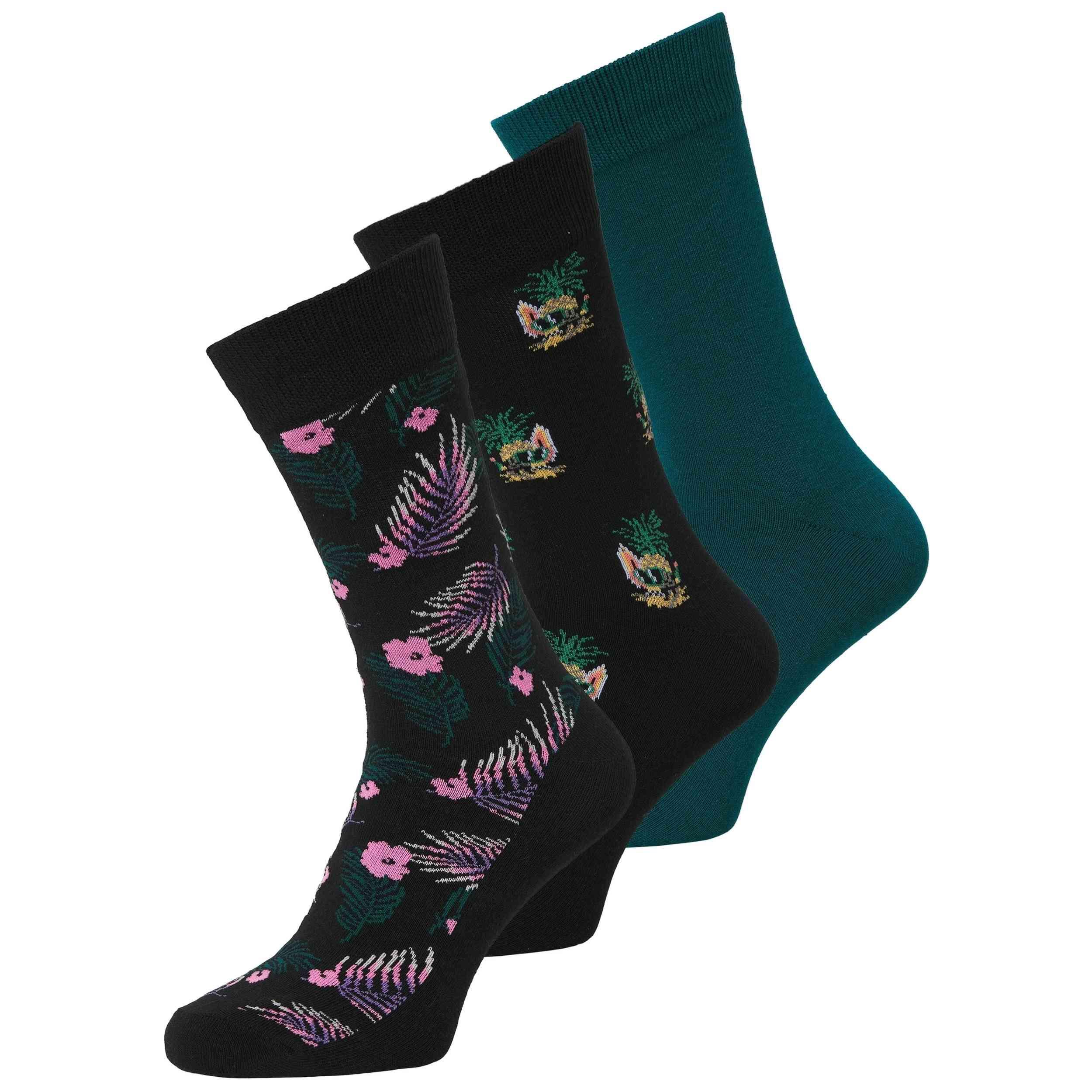 Chaussettes Jack&jones modèle JACPINEAPPLE SKULLS SOCKS 3 PK pour homme 3/5