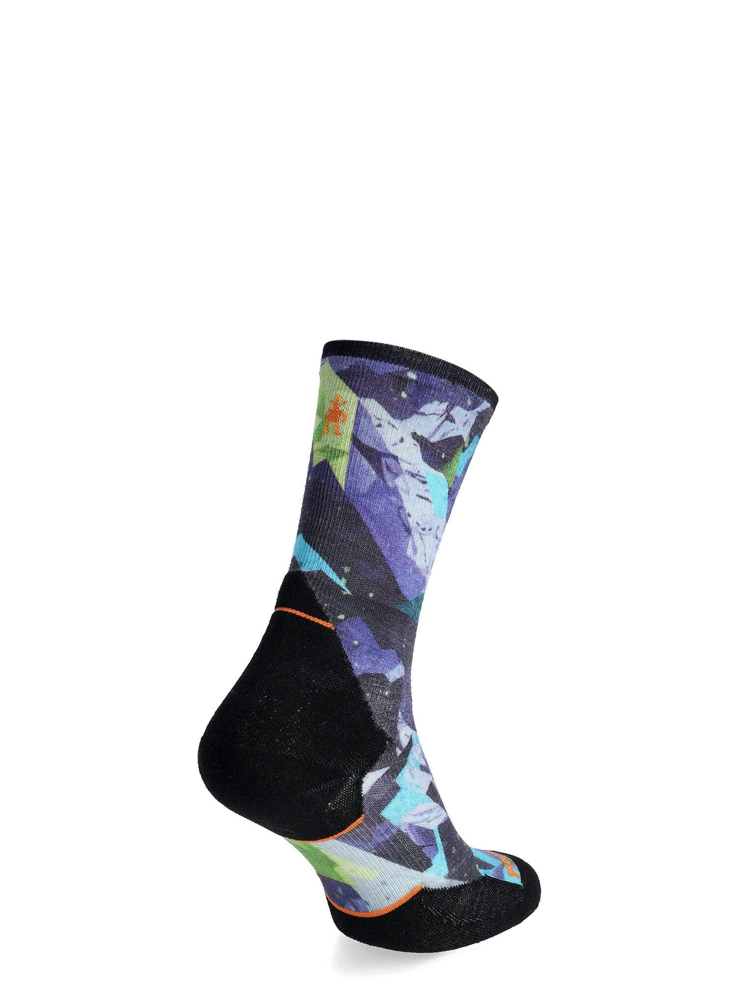 Skarpety biegowe Smartwool Trail Run Targeted Cushion Summit Sector Print Crew 2/4