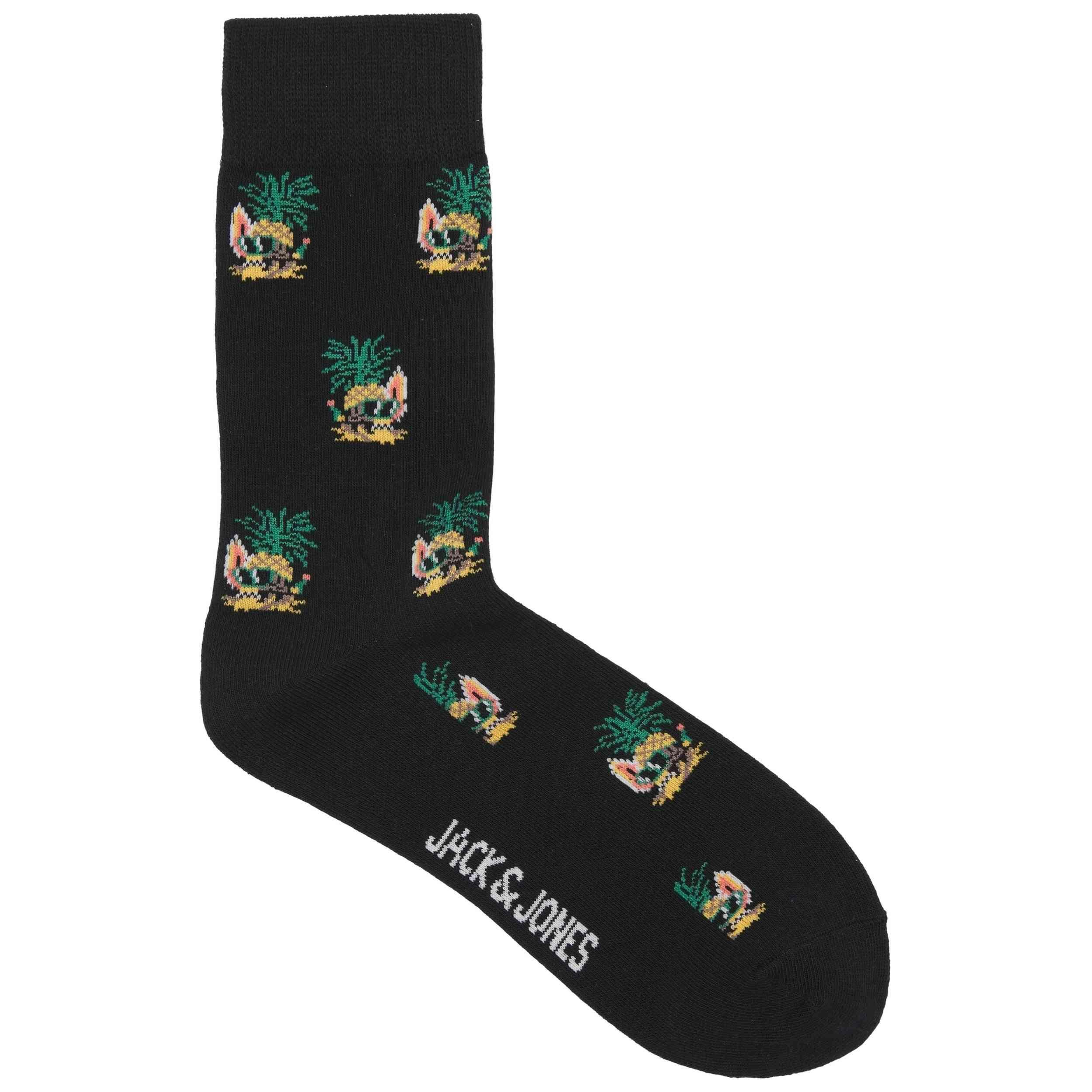 Chaussettes Jack&jones modèle JACPINEAPPLE SKULLS SOCKS 3 PK pour homme 2/5