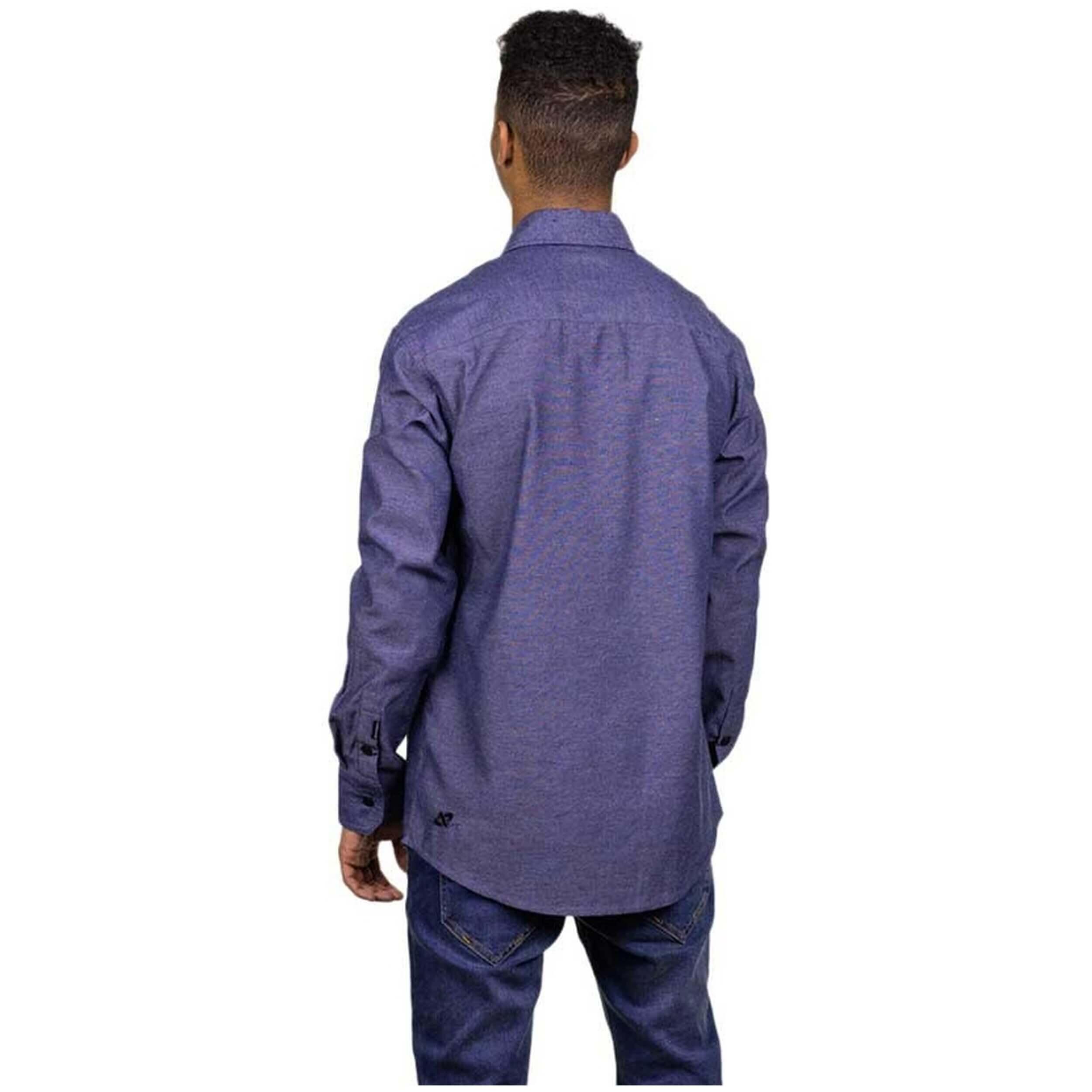 Chemise Hydroponic modèle 20520-TIDE-SH-BLUE pour homme 2/3