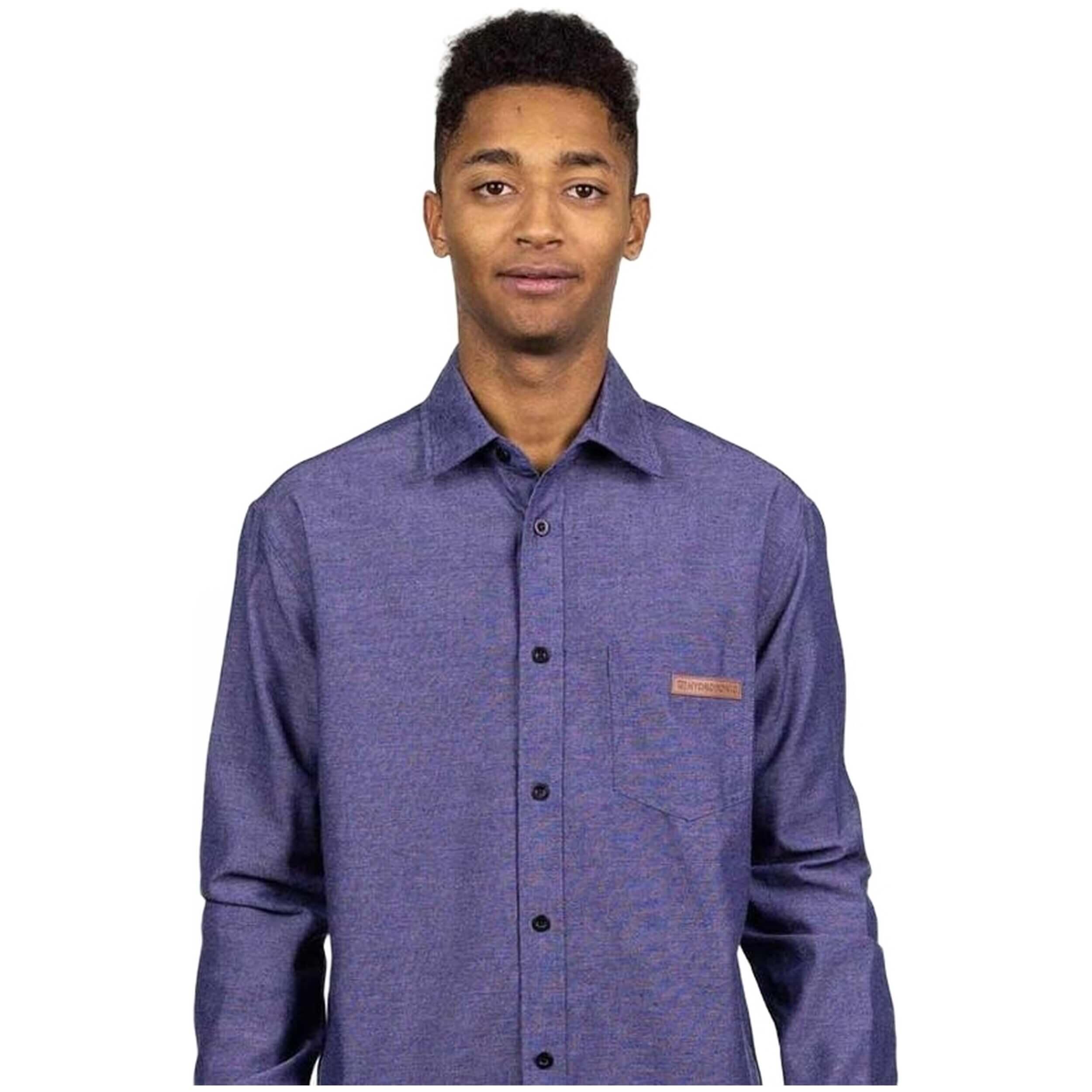Chemise Hydroponic modèle 20520-TIDE-SH-BLUE pour homme 1/3