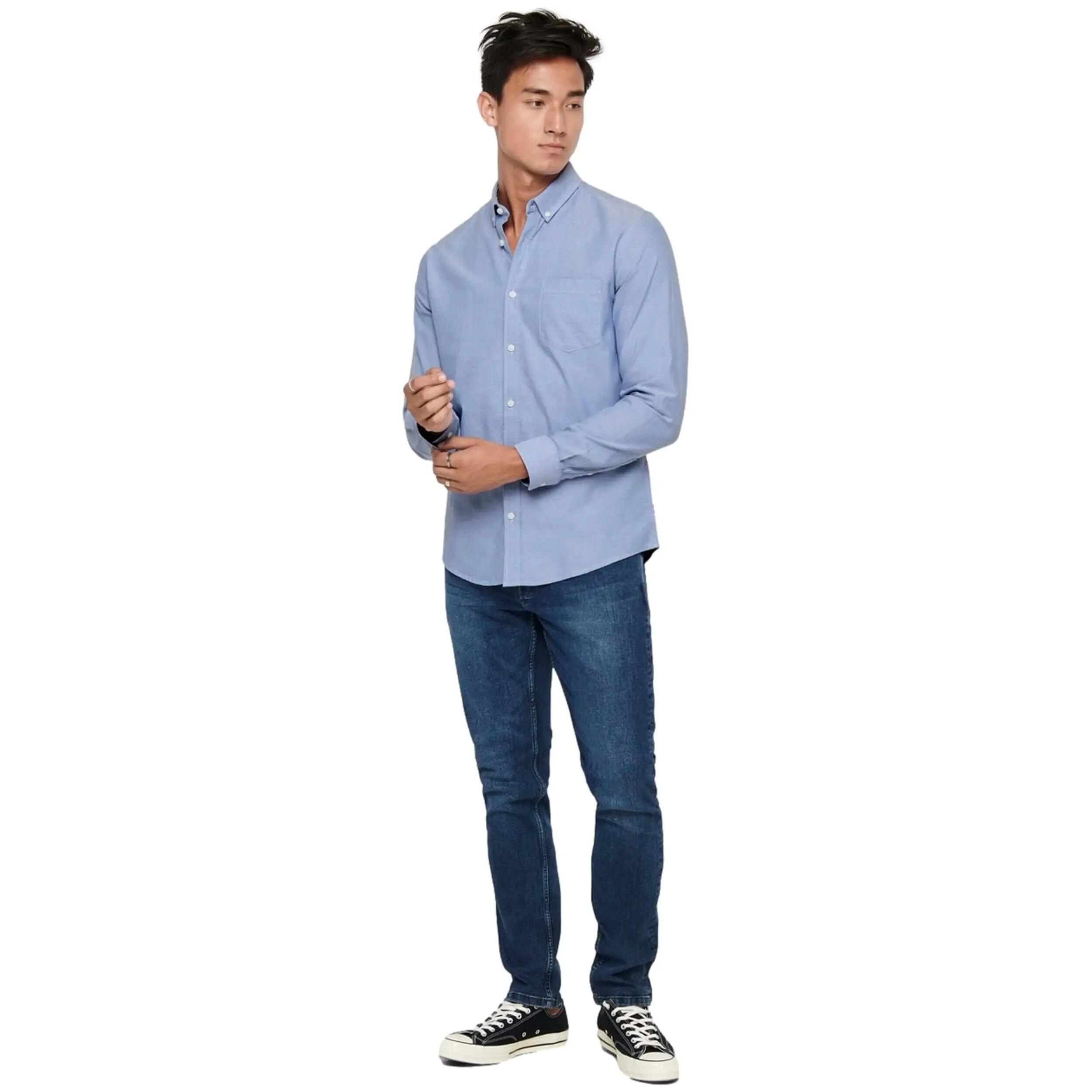Camisa Only & sons modelo 22006479-cashmereblue para hombre 4/5