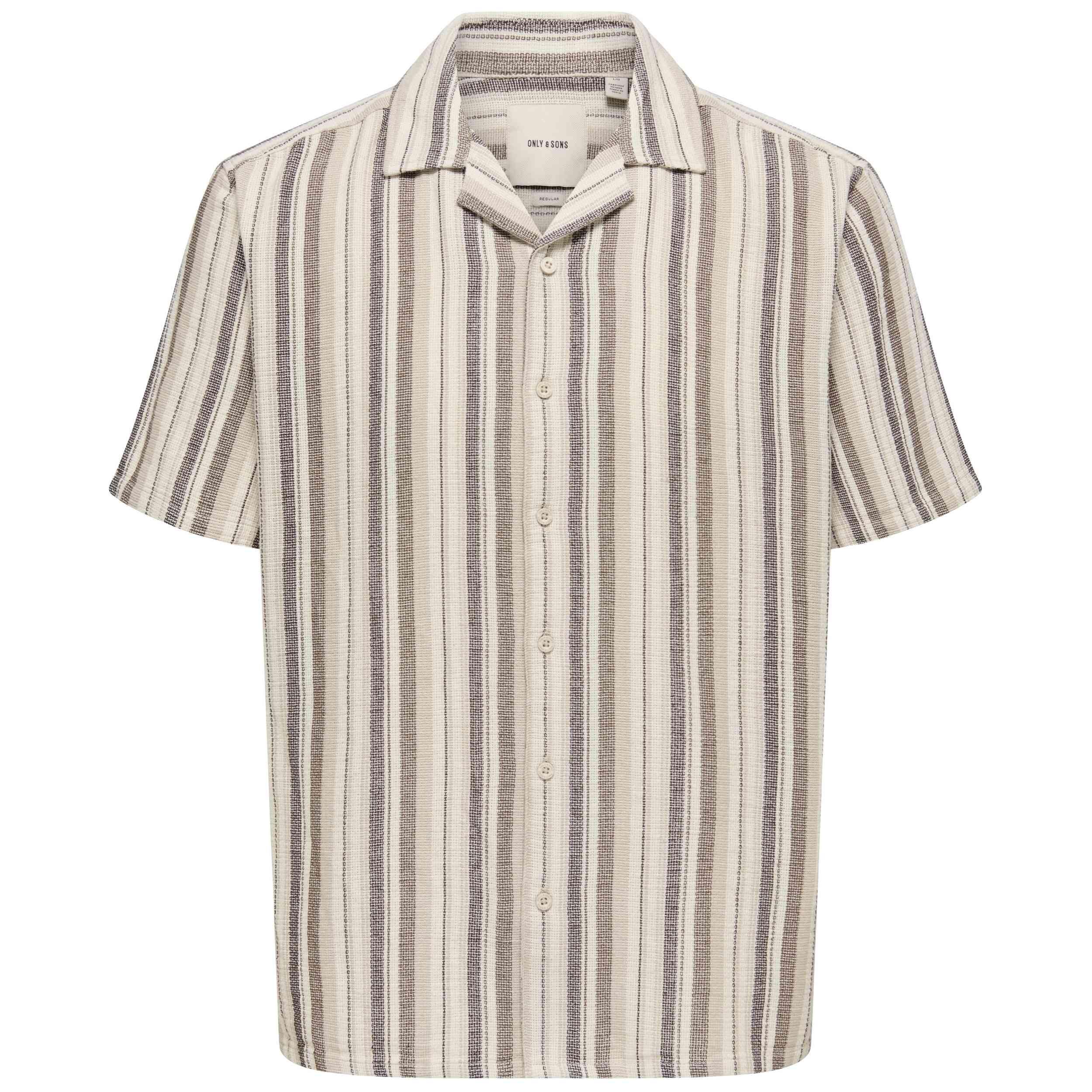 Chemise Only & sons modèle 22025659-COFFEE pour homme 1/4