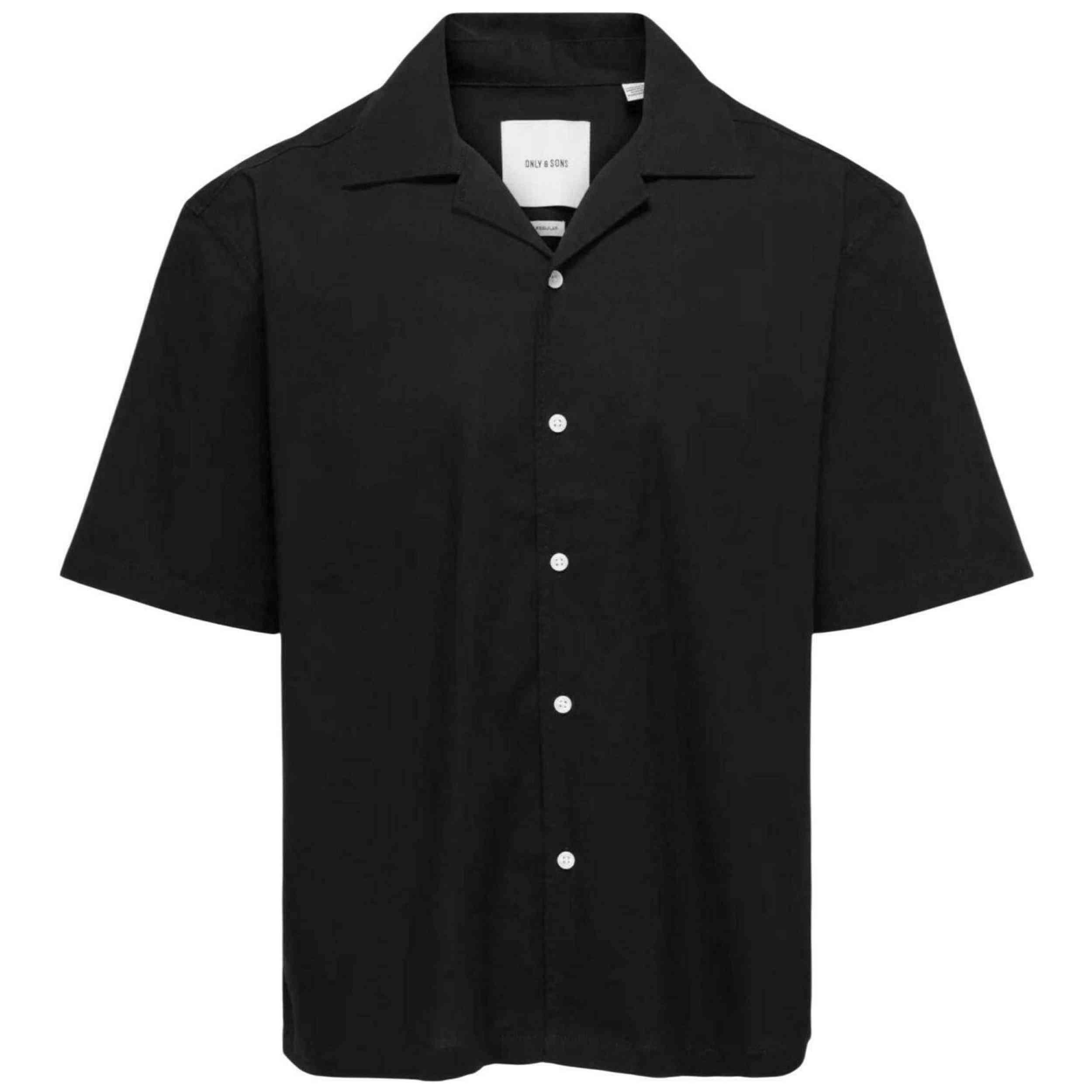Chemise Only & sons modèle 22036358-BLACK pour homme 3/4