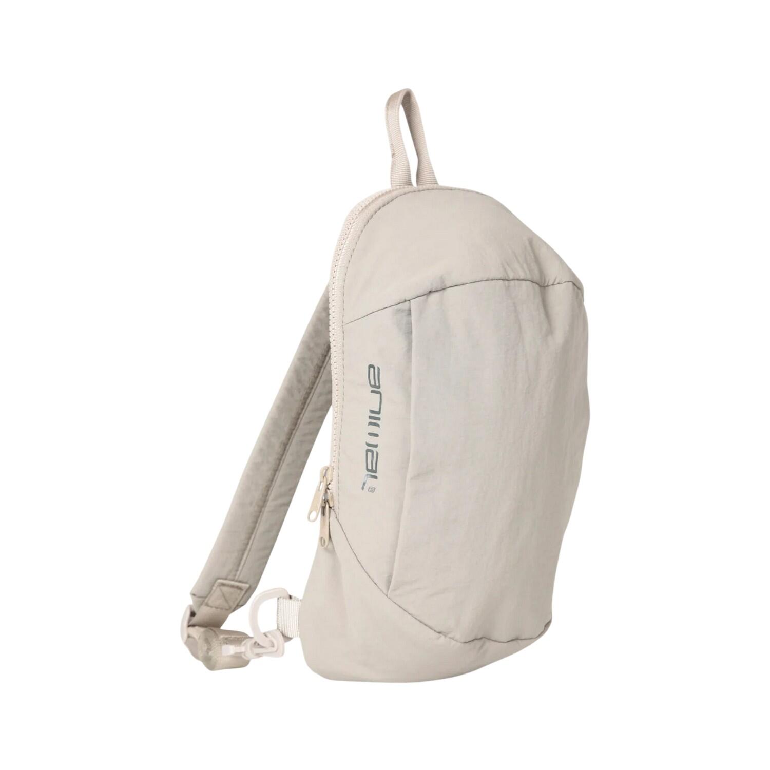 Schultertasche, Logo, 5l Damen und Herren Blassgrün 3/4