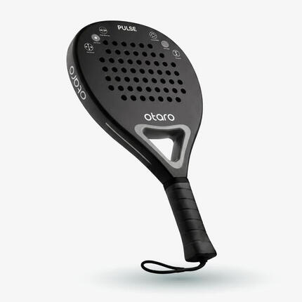 Padelracket volwassenen - PULSE Zand Beige | Controle beginners
