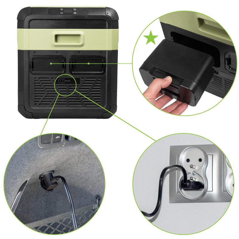 Frigider turistic cu compresor Vayox VA-T37 12/24/230V 35L