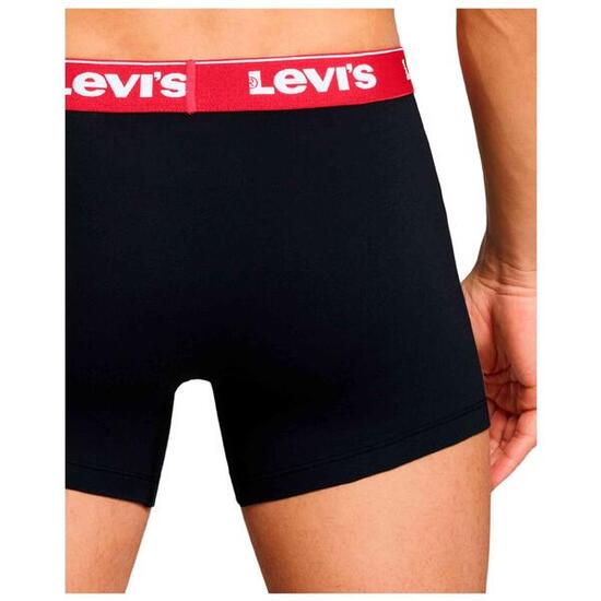 Boxers Levi's modèle LEVIS MEN REPEAT LOGO BOXER BRIEF 3P pour homme