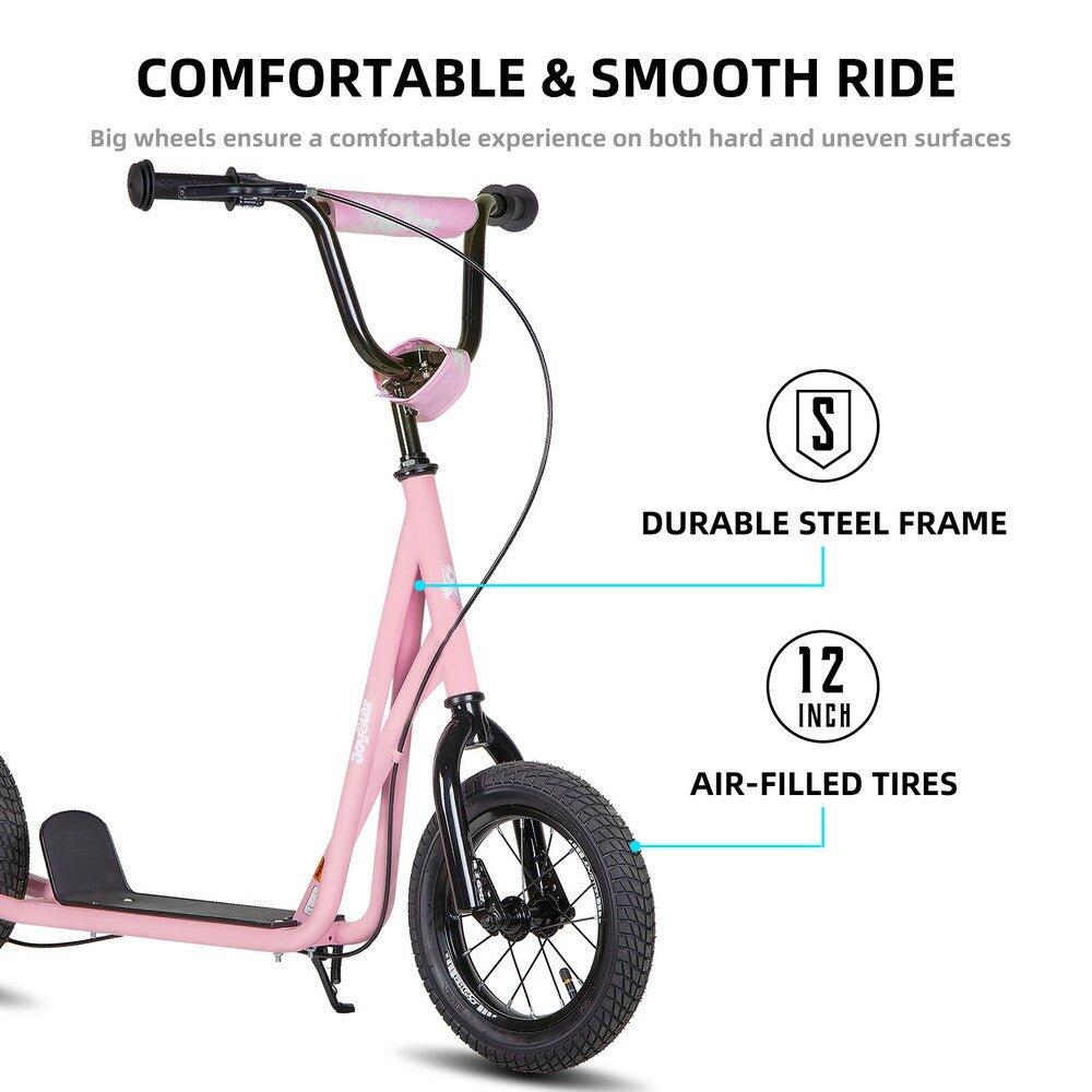 Kinderroller 12" Räder, verstellbarer Lenker, passend 5-9 Jahre 3/6