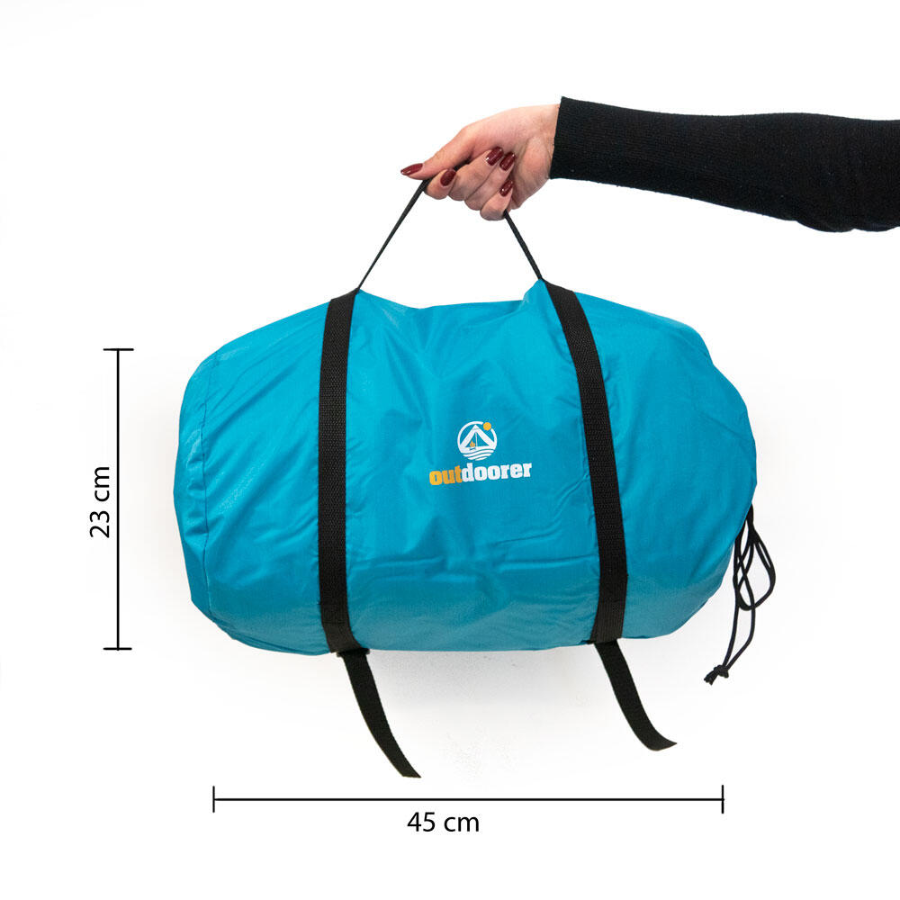 Strandmuschel Svalin - Strandzelt, wasserdicht, Sonnenschutz, UV 80 6/7