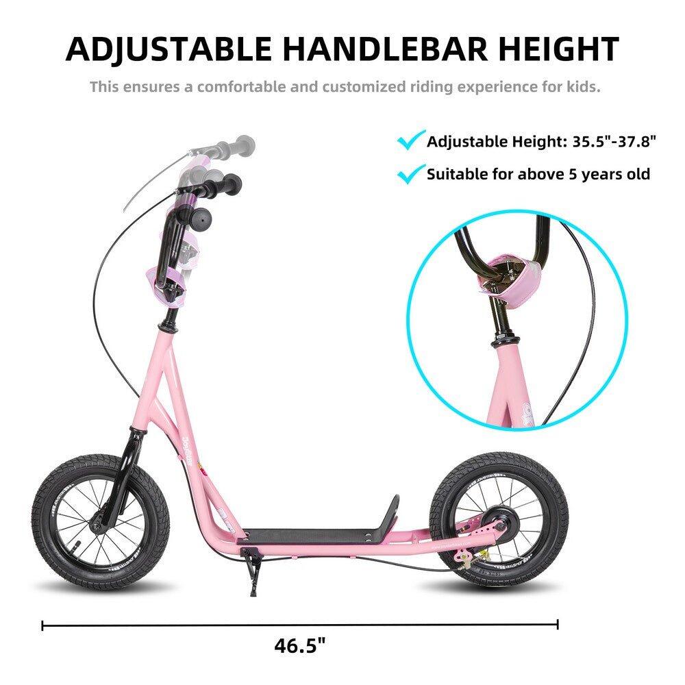 Kinderroller 12" Räder, verstellbarer Lenker, passend 5-9 Jahre 5/6