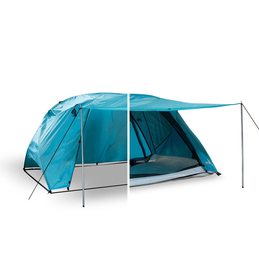 Strandmuschel Svalin - Strandzelt, wasserdicht, Sonnenschutz, UV 80 5/7